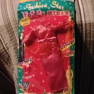 Formal Dress for Dolls - Red
